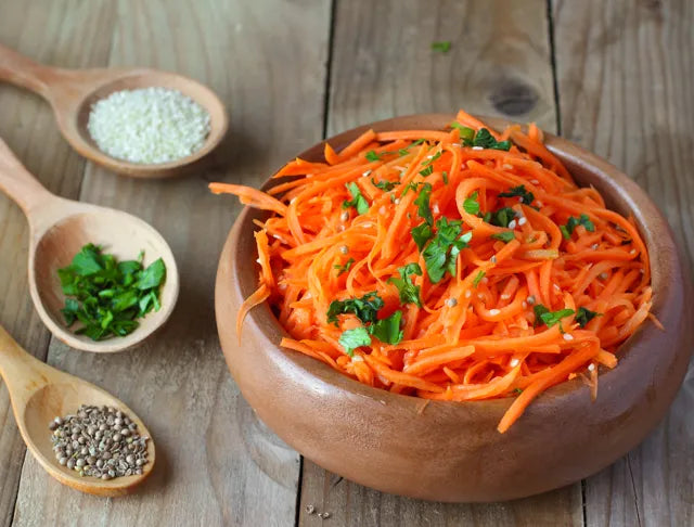 Grated carrots