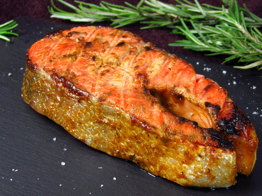 Pavé de saumon rôti